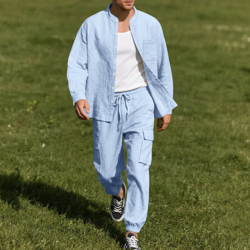 Linen Shirt Breathable - Completo da Uomo in Lino Traspirante