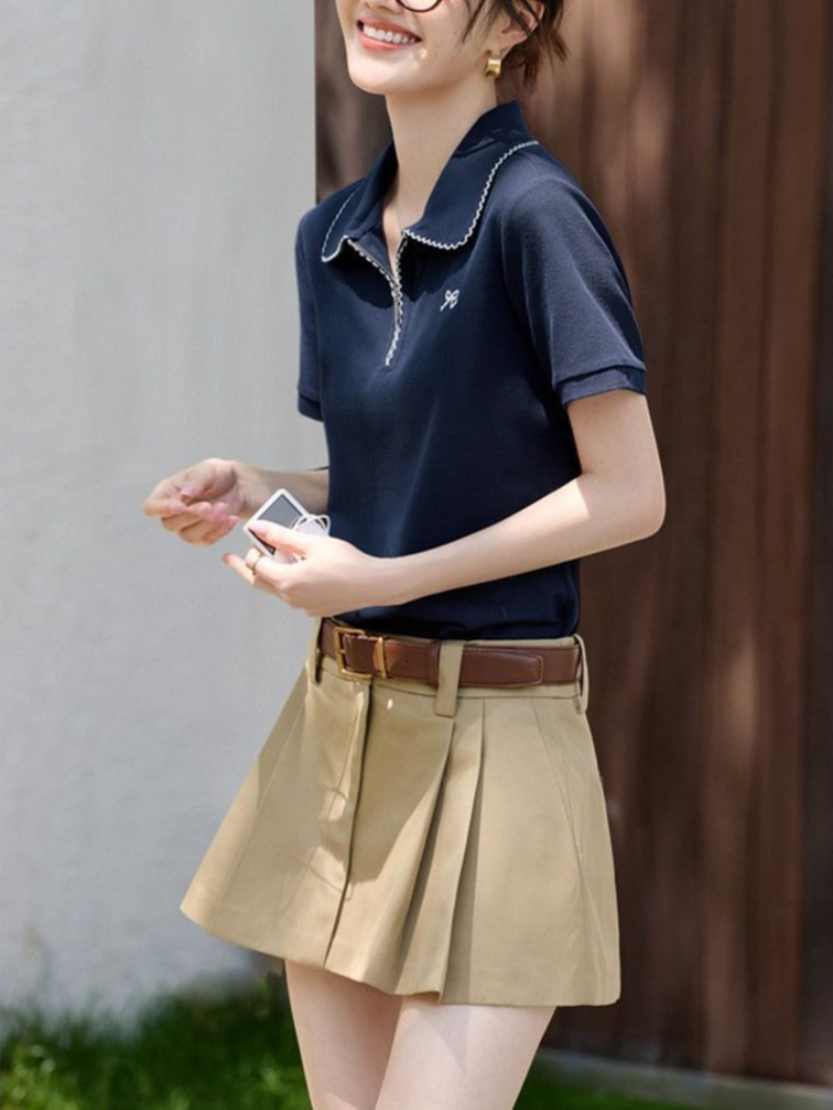 Polo Shirt Pique - Polo da Donna Slim Fit che