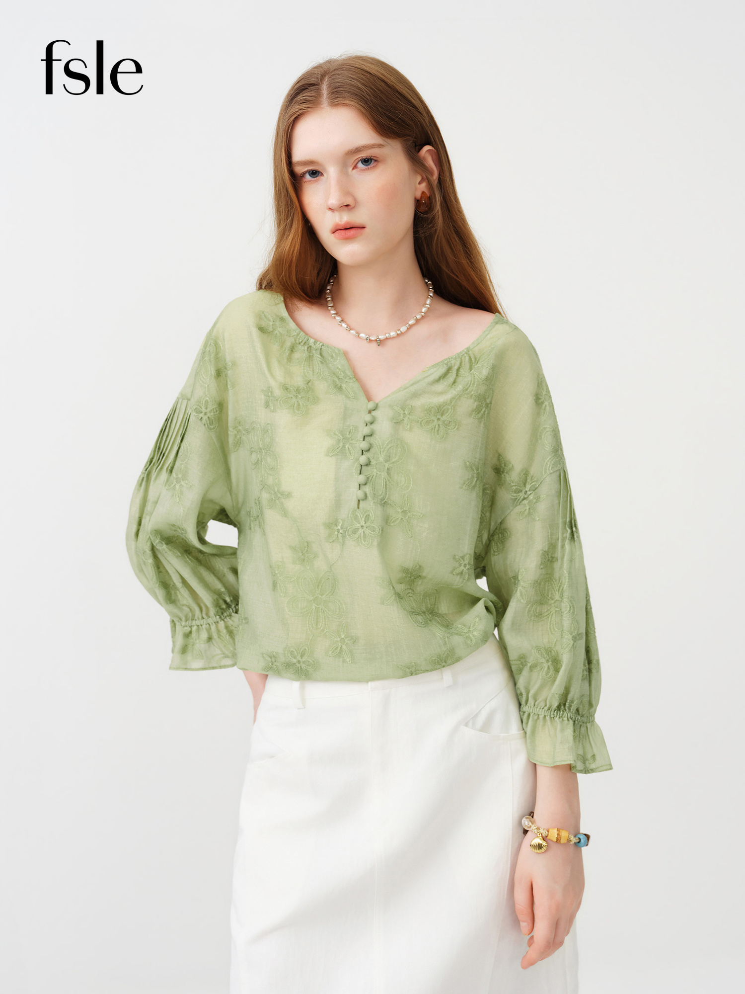 Resort Shirt Floral - FSLE 2026 Camicetta Estiva da Donna