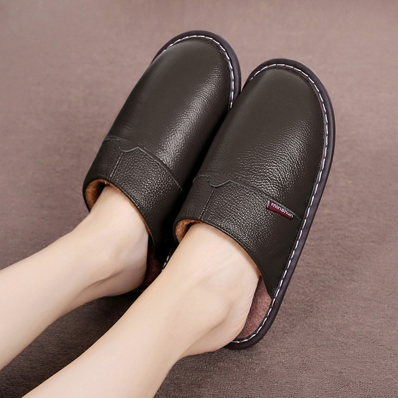 Flip Flop Leather Men - Pantofole in pelle per la casa