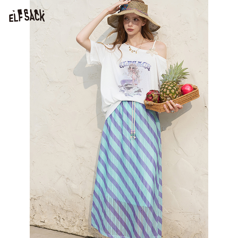 Tee Graphic Print - ELFSACK Set da donna con maglietta