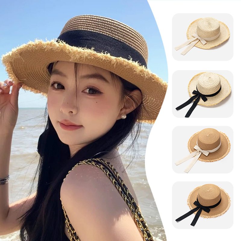 Packable Hat Nylon - Cappello da Sole in Paglia da
