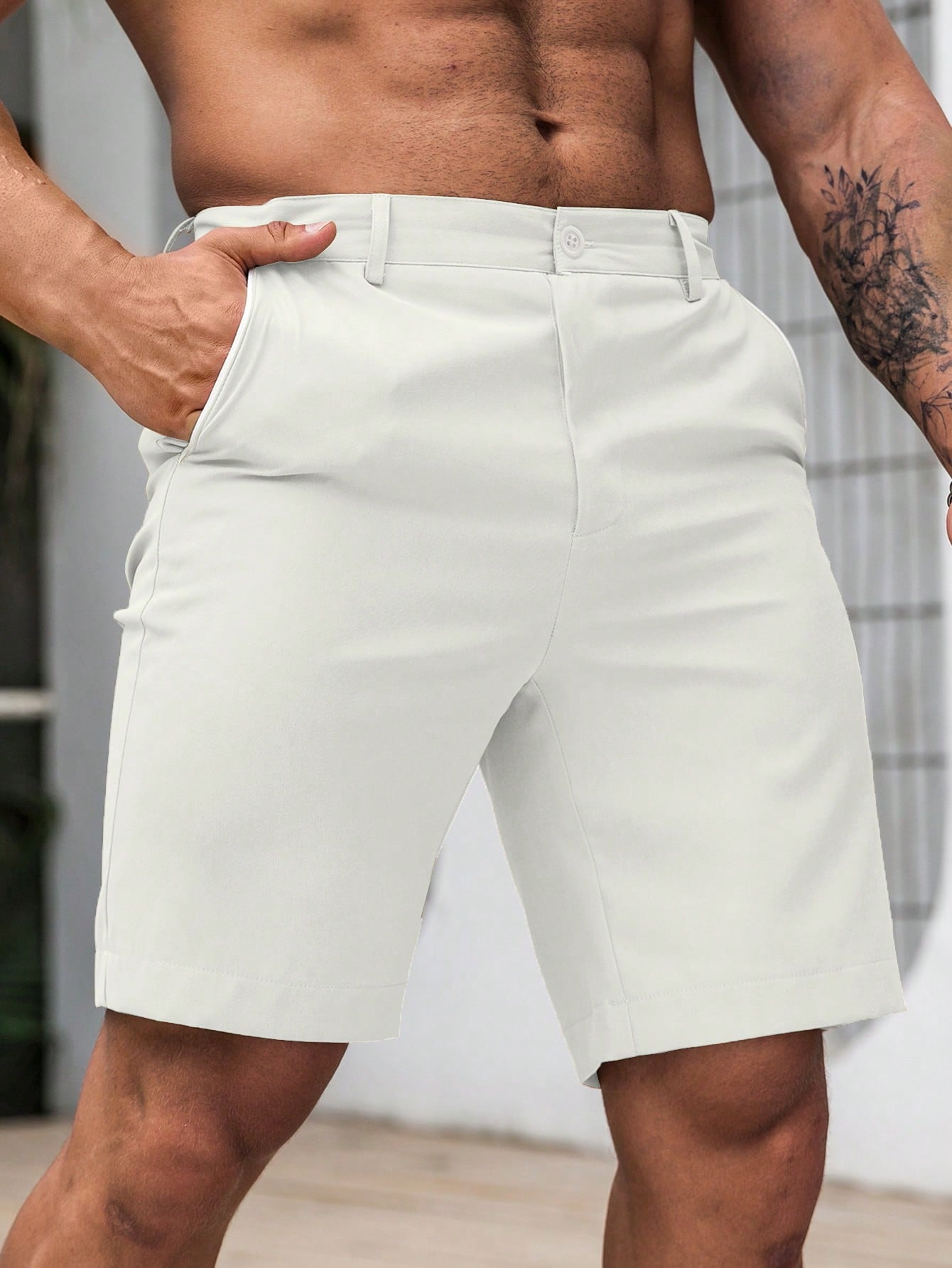 Shorts Chino Slim - Pantaloncini casual da uomo in chino