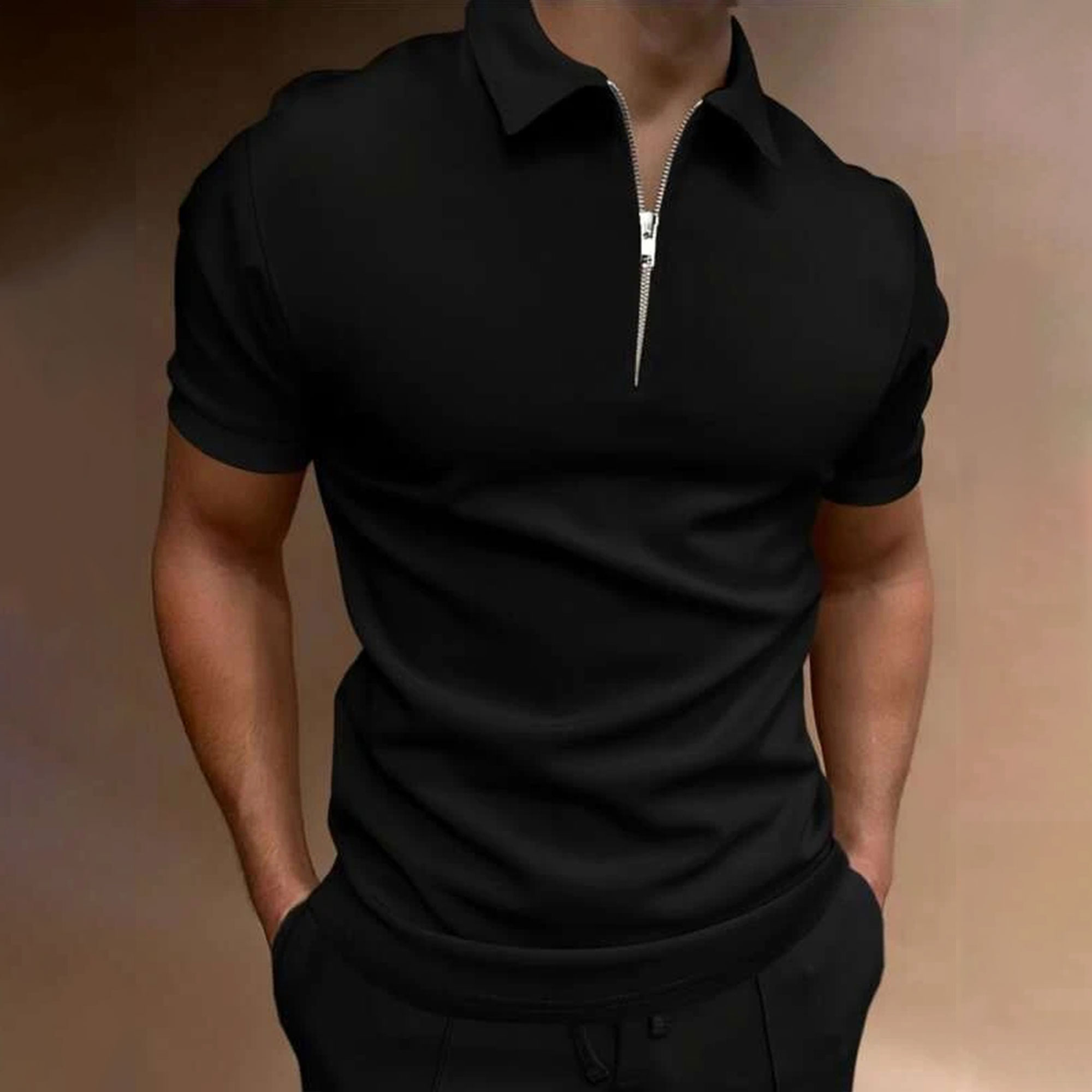 Polo Shirt Pique - Polo estiva da uomo in tinta