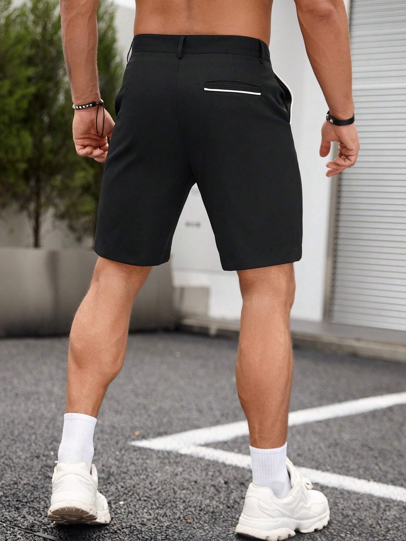 Shorts Chino Slim - Pantaloncini Chino da Uomo Business Casual,