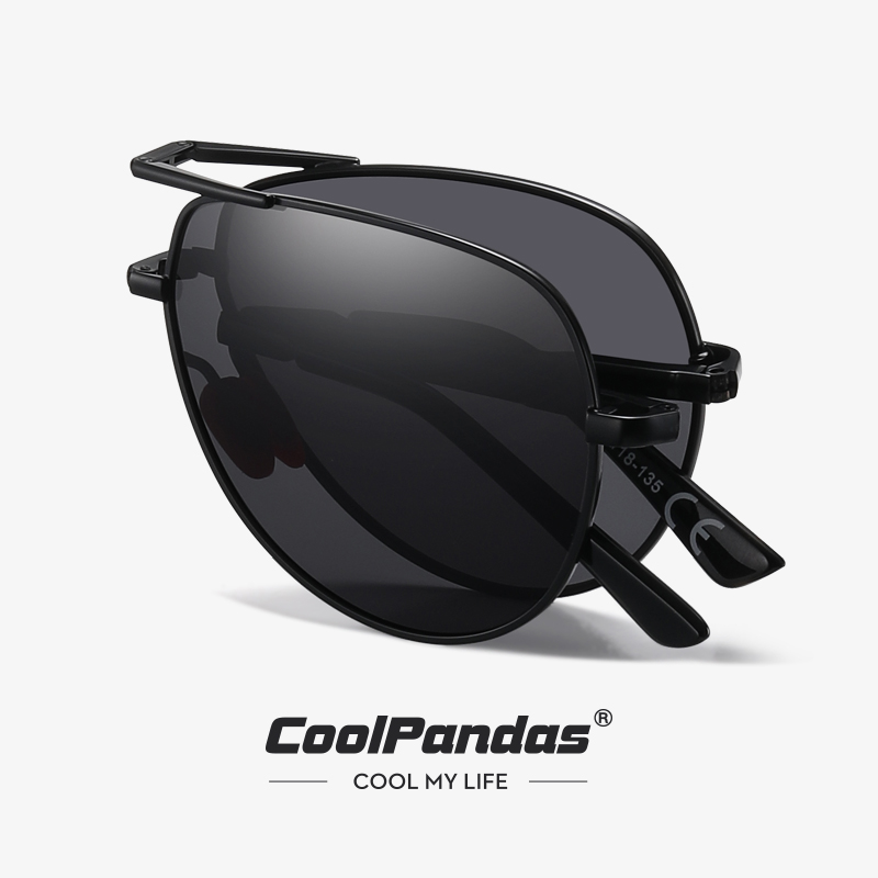 Sunglasses Aviator Polarized - CoolPandas Occhiali da sole pieghevoli alla
