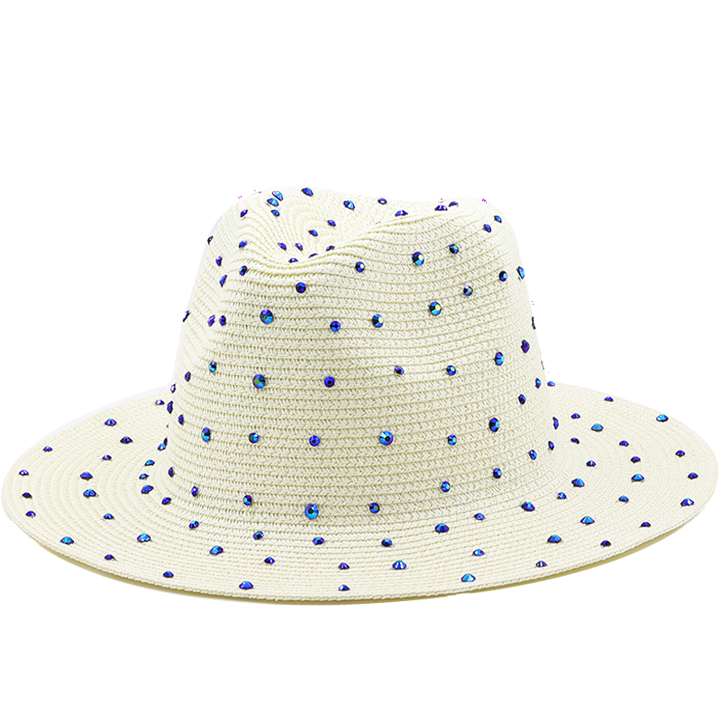 Bucket Hat Straw - Cappello di paglia di lusso a