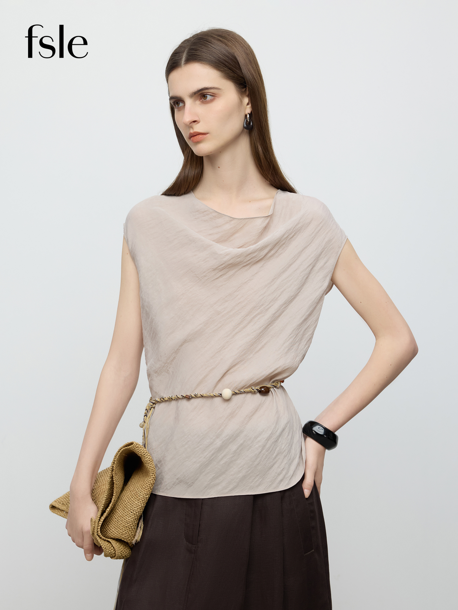 Shirt Camp Collar - FSLE 【Serie Premium】 Camicia senza maniche