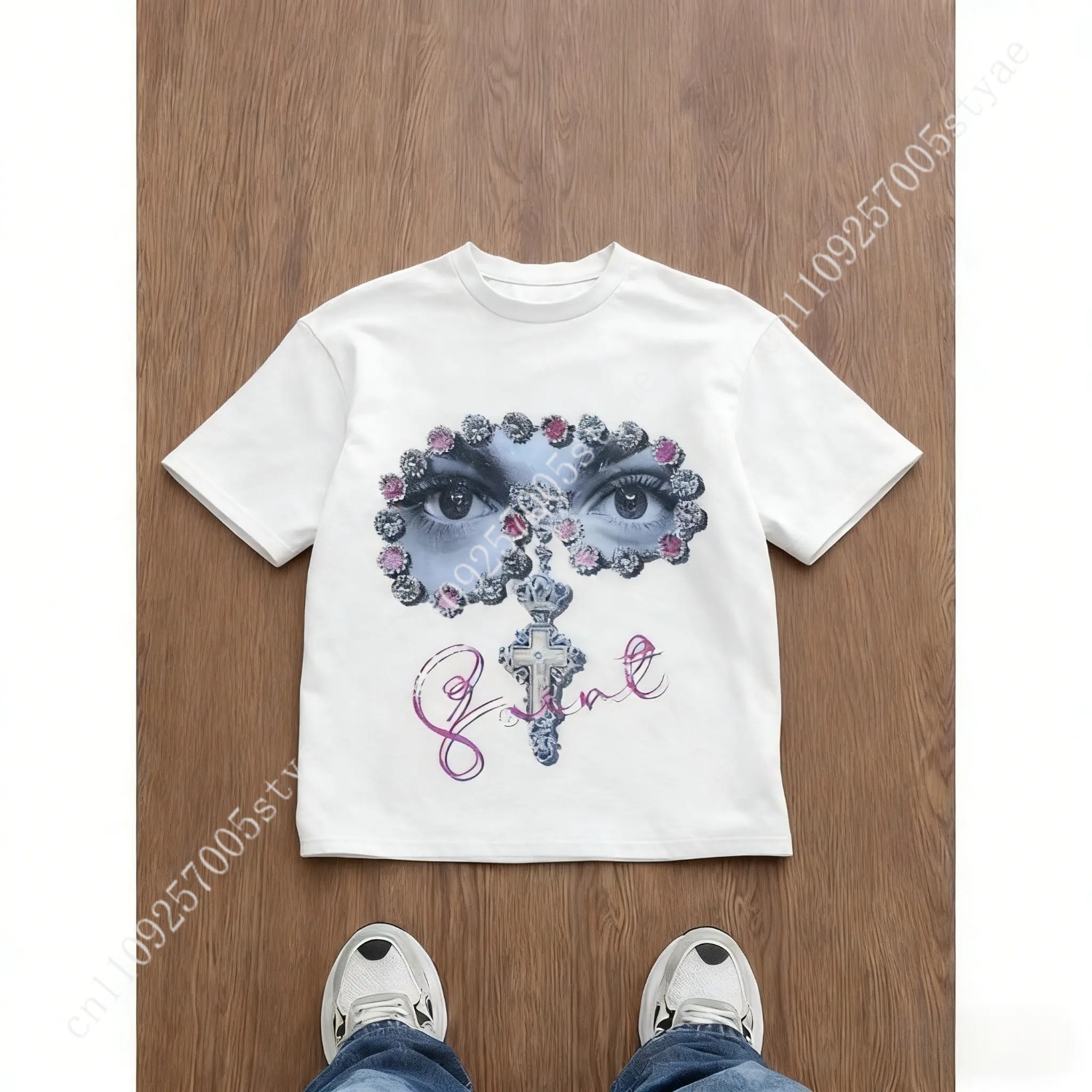 Tee Graphic Print - T-shirt da uomo con stampa grafica,