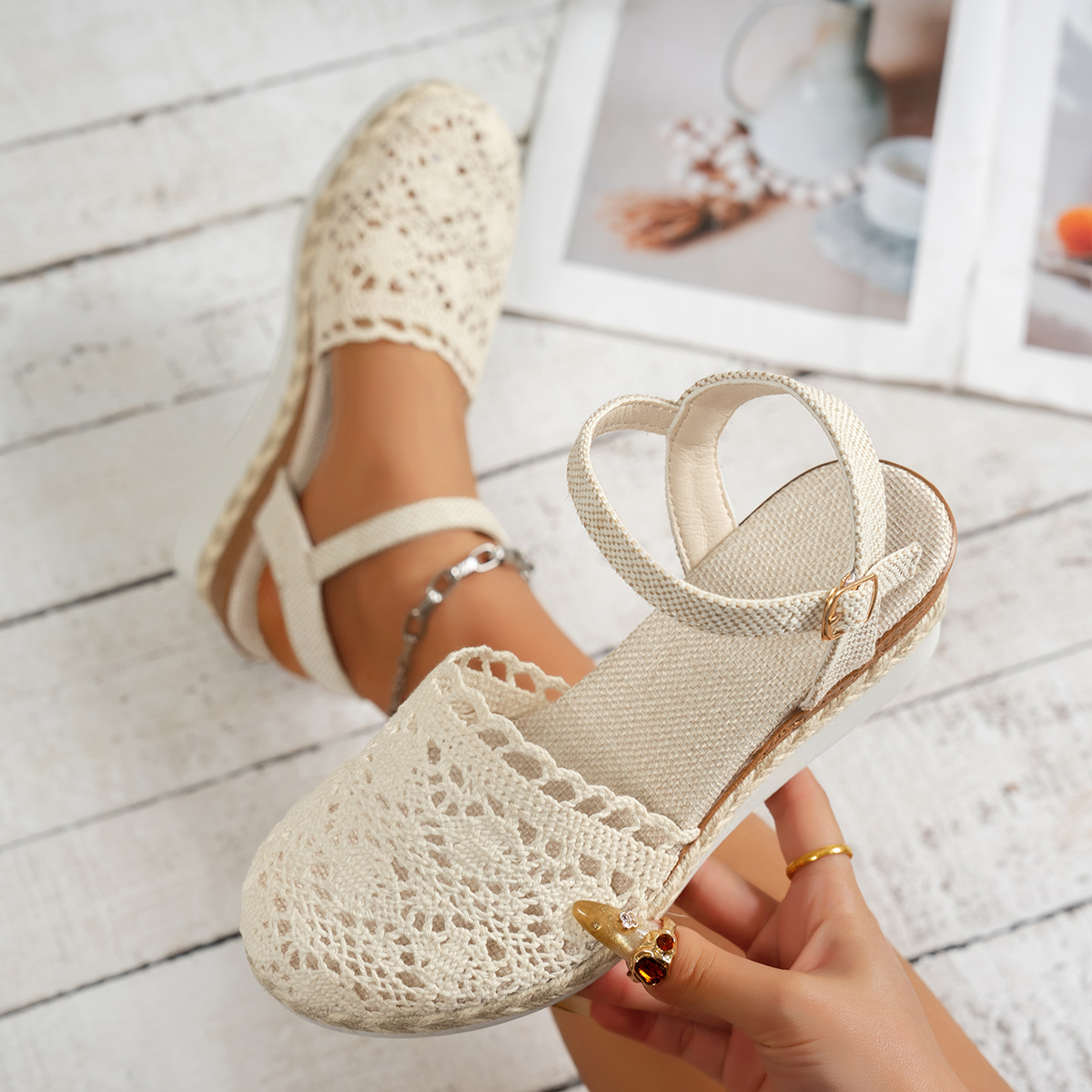 Espadrille Slip On - Sandali con zeppa da donna 2025
