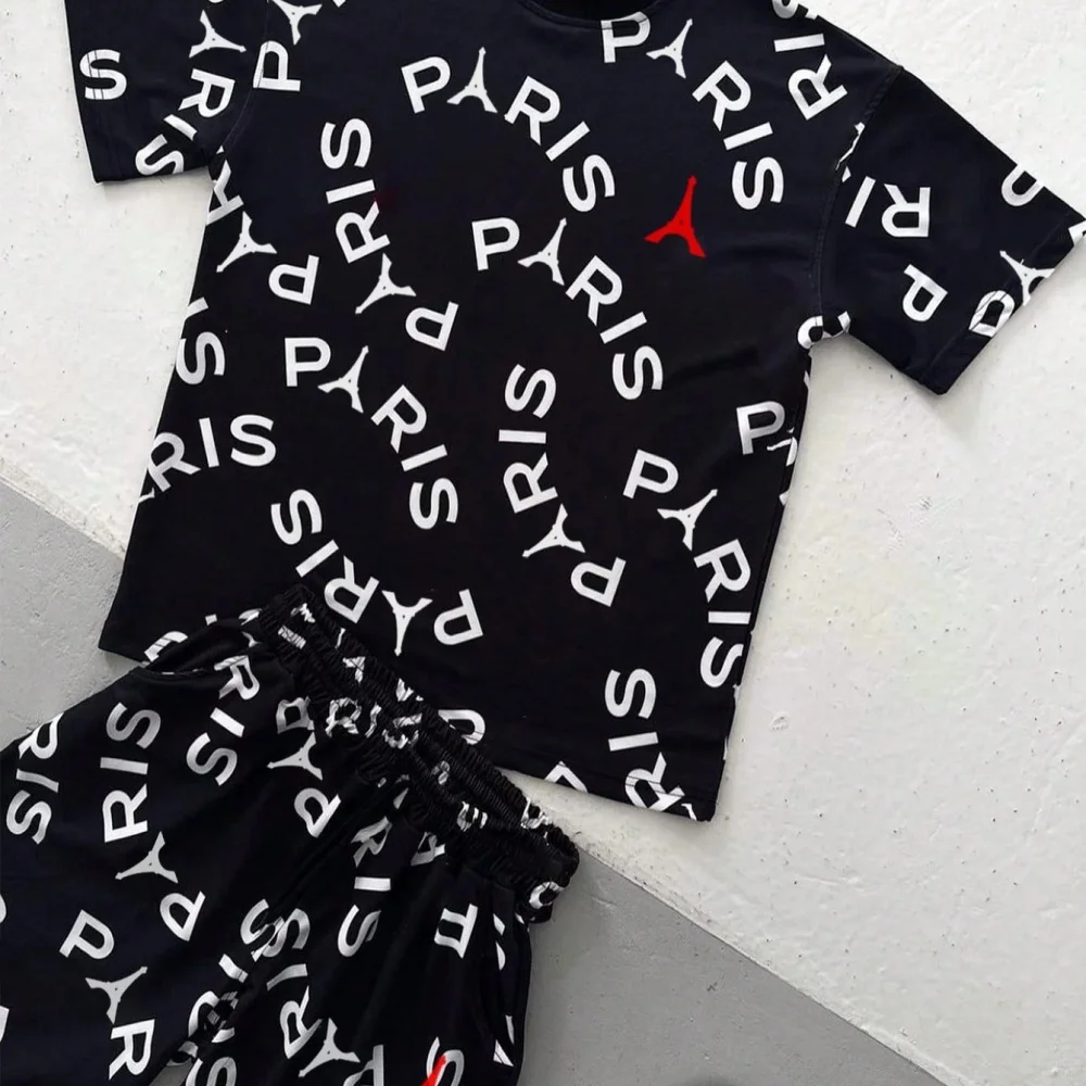Tee Graphic Print - Completo Casual da Uomo con T-Shirt