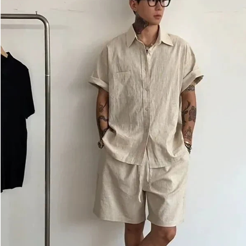 Linen Shirt Breathable - Completo da uomo in lino e