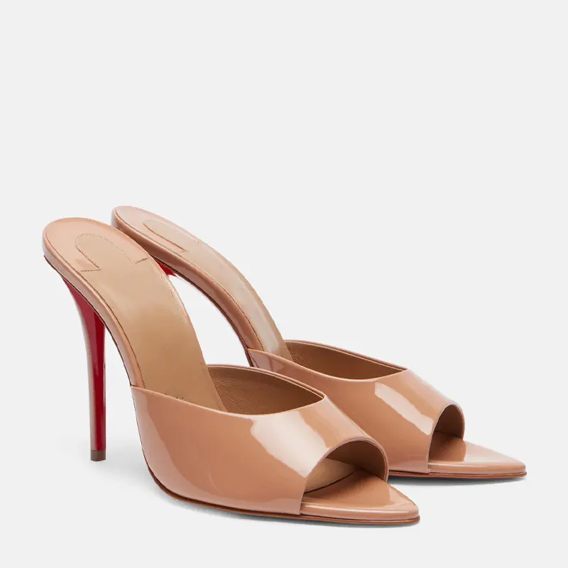 Casual Sandal Leather - Sandali Romani Nuovi da Donna con