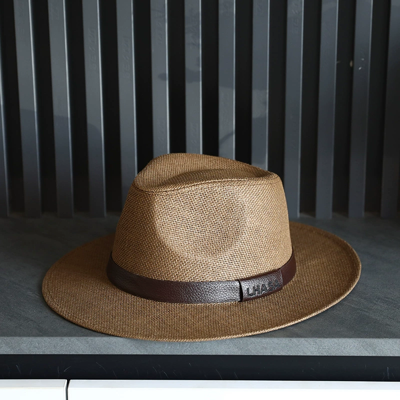 Bucket Hat Straw - Cappello da sole in paglia intrecciata