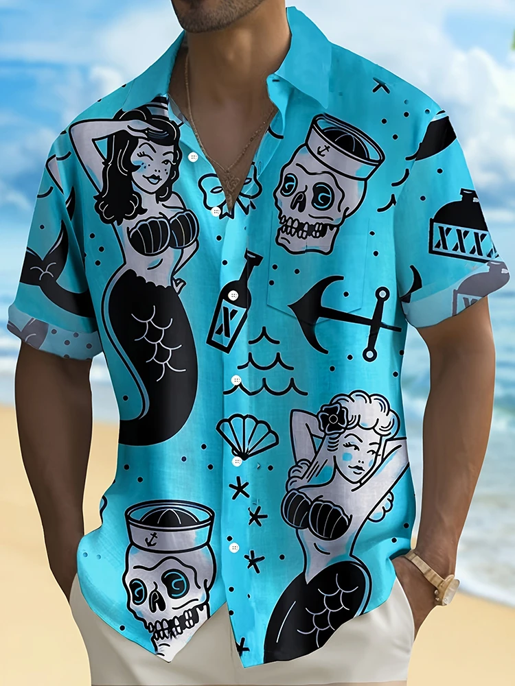 Resort Shirt Floral - Camicia Estiva da Uomo Casual Elegante