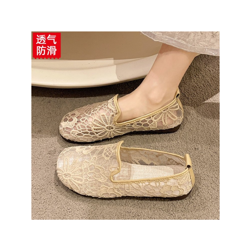 Espadrille Slip On - Espadrillas Chic in Pizzo e Rete