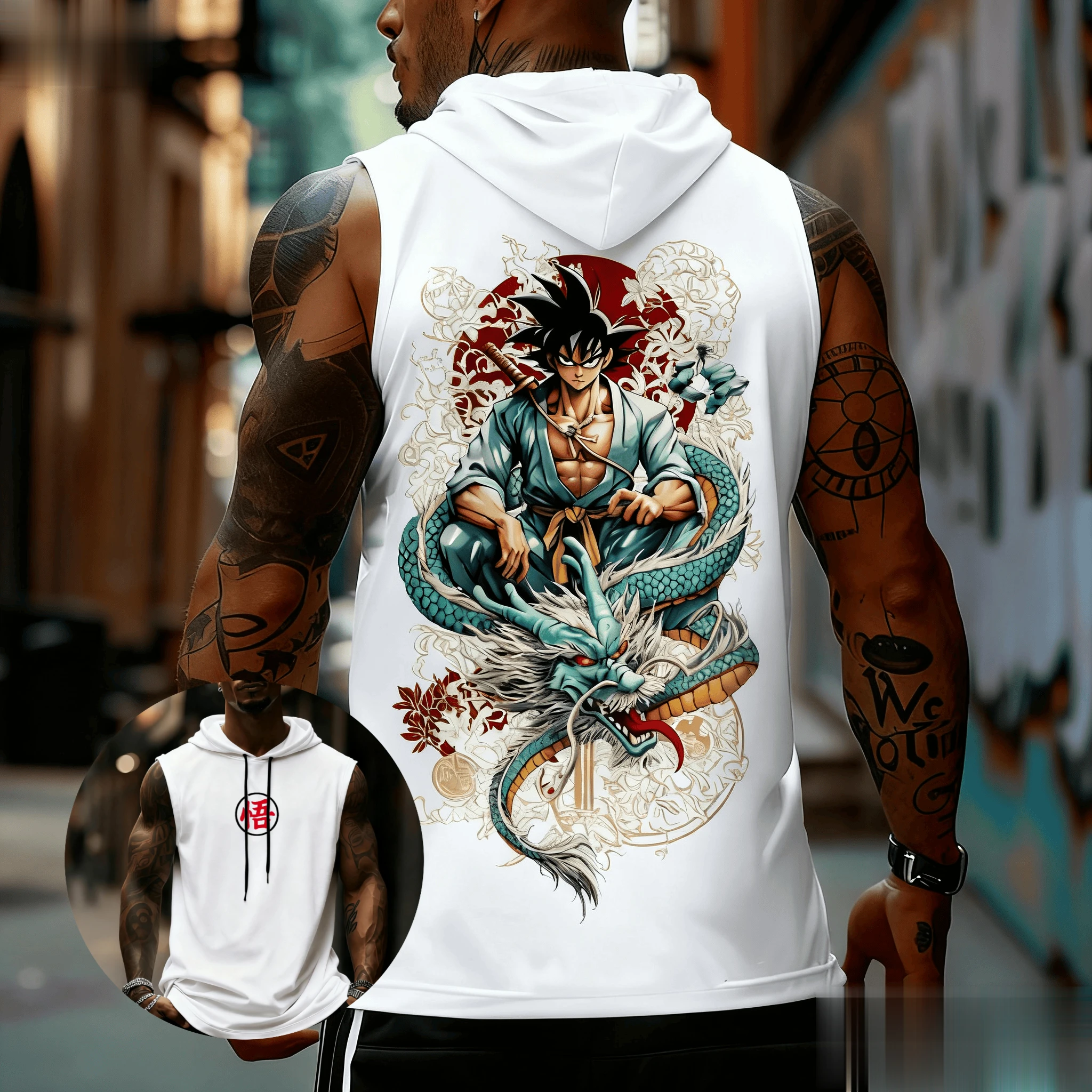 Tank Top Muscle - Dragon Ball Goku Anime Canotta da