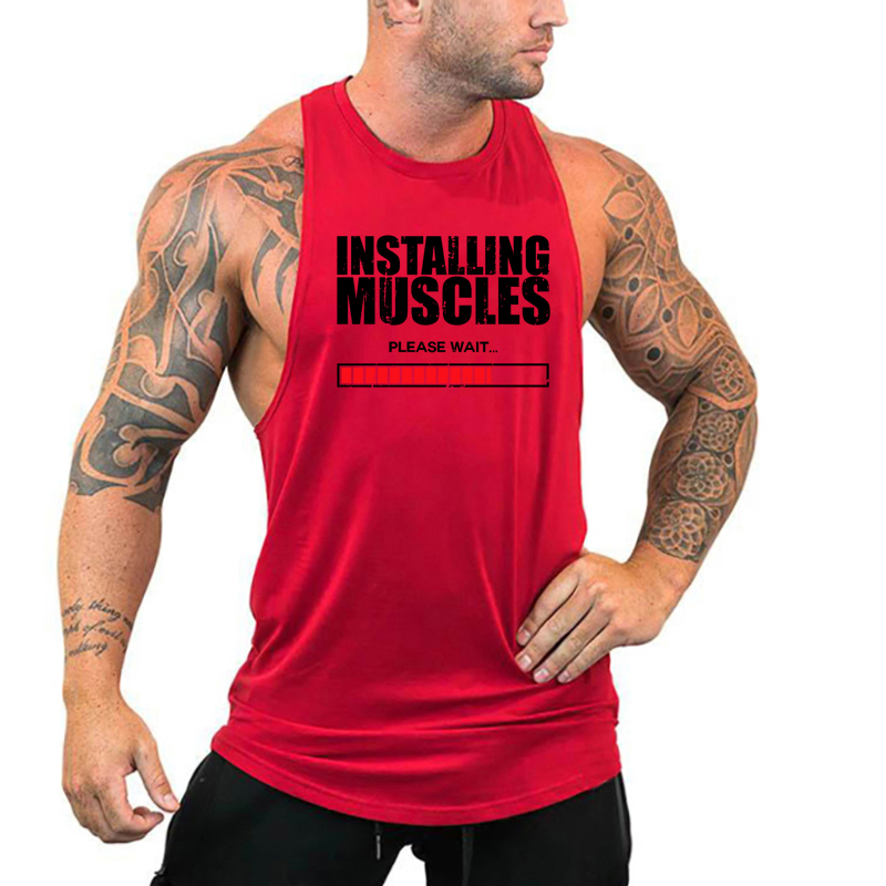 Tank Top Muscle - Installazione dei muscoli, per favore attesa,