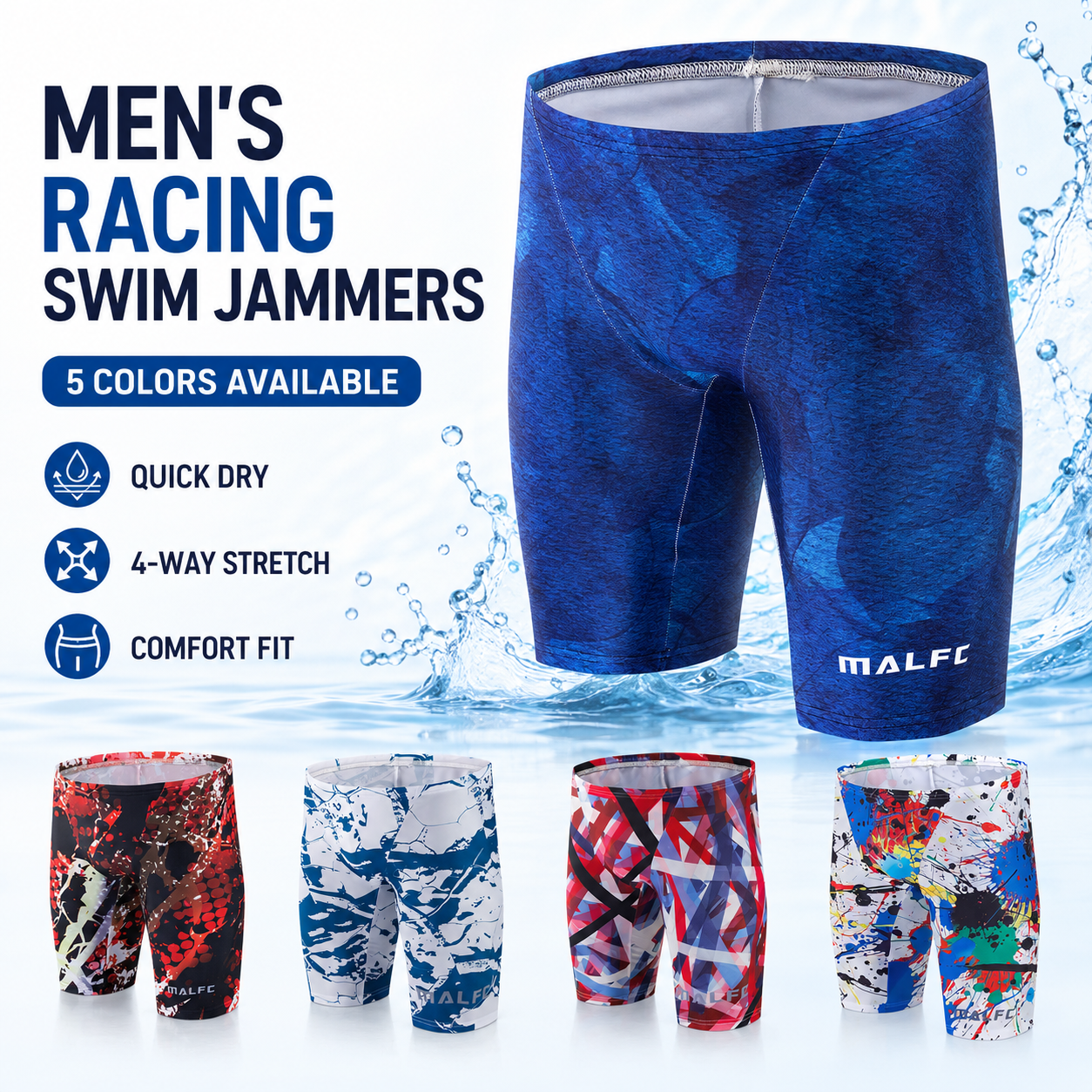 Swim Trunk Quick Dry - MALFC Costume da Bagno Estivo da
