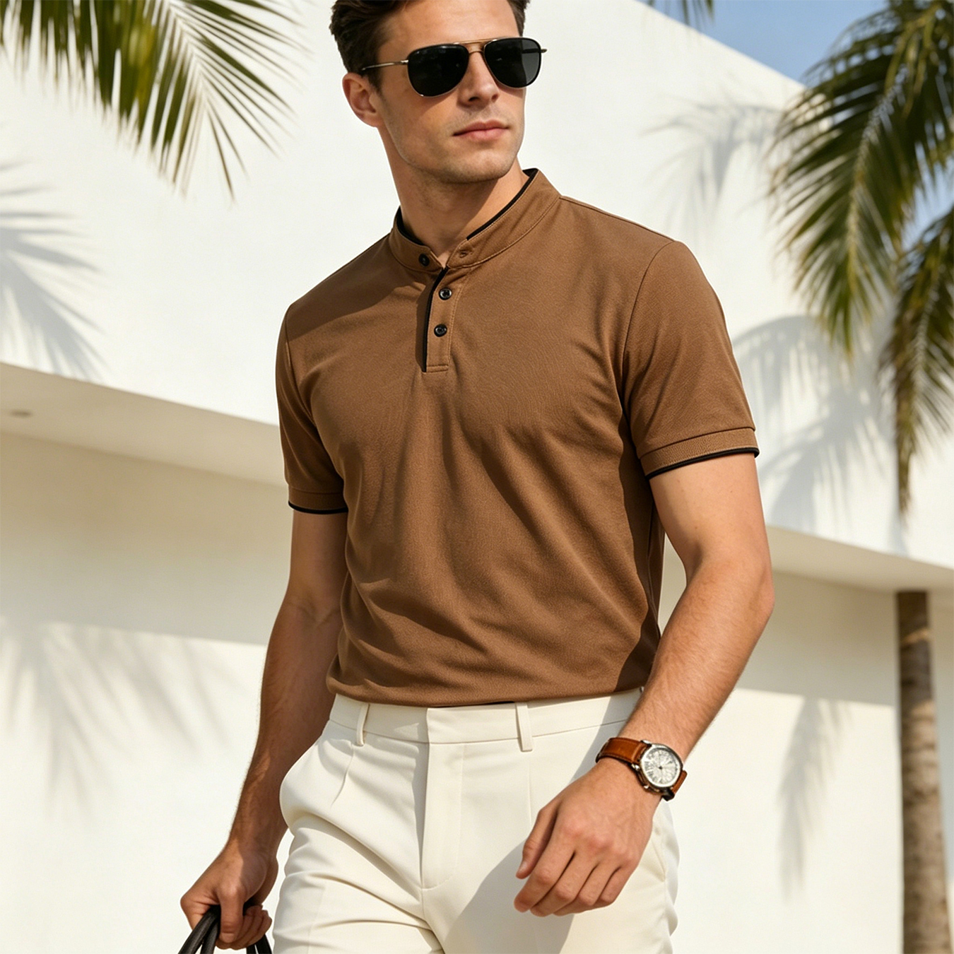 Polo Shirt Pique - Polo da Uomo 180g in Tessuto