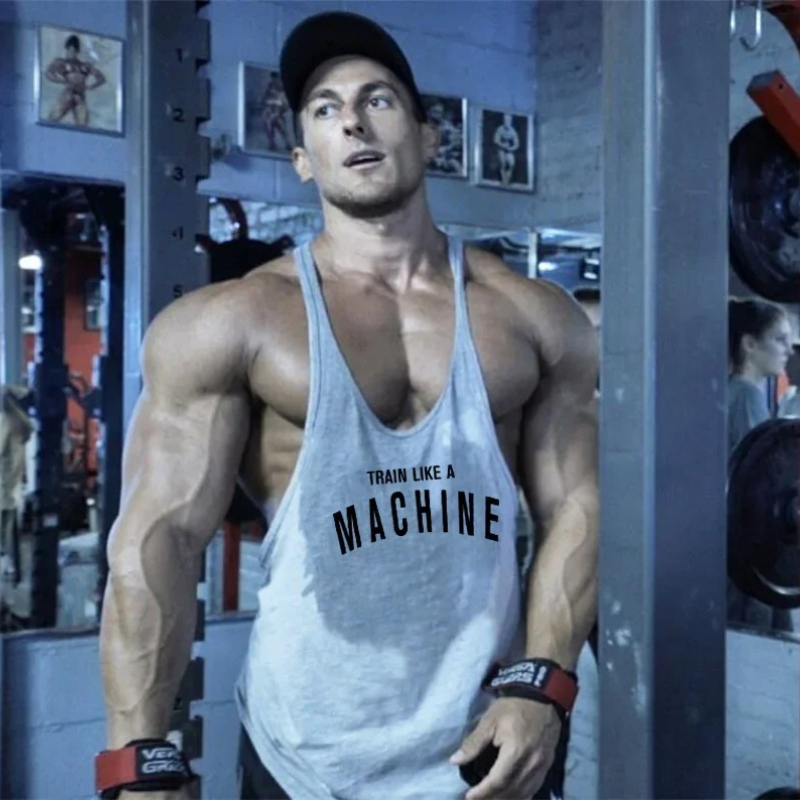 Tank Top Muscle - Abbigliamento Sportivo da Palestra per Uomo,