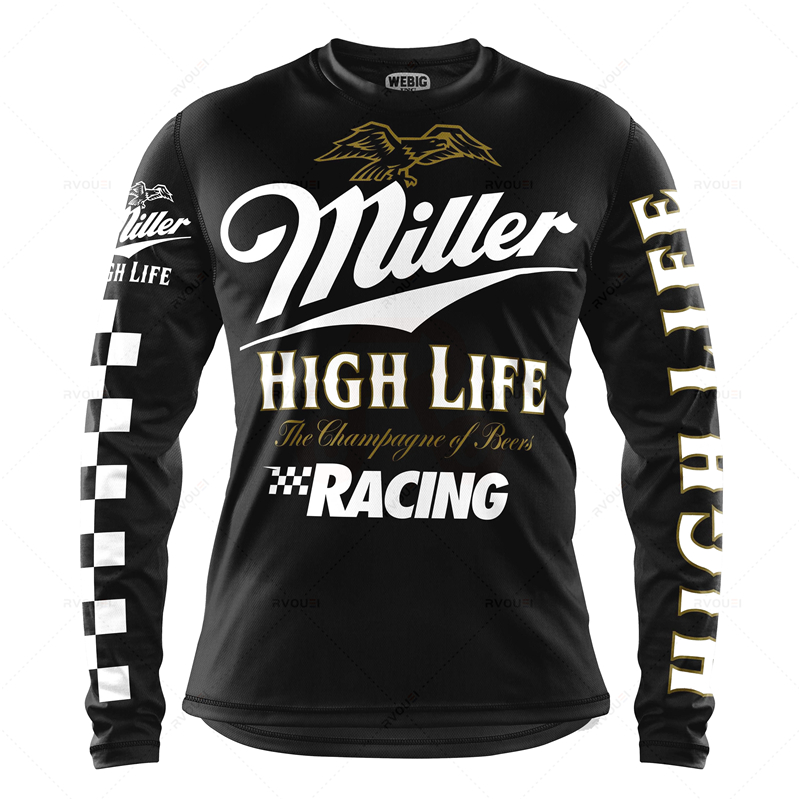 Shirt Camp Collar - 2023 moto Mountain Bike Jersey MTB