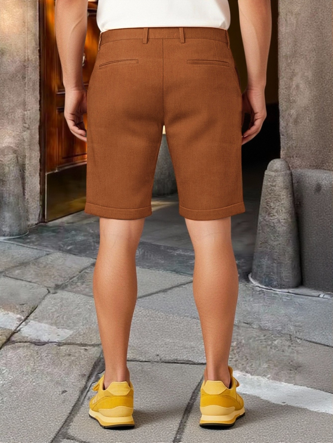 Pantaloncini Chino da Uomo con - Shorts Chino Slim recensione e prezzo