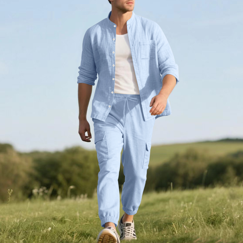 Completo da Uomo in Lino Trasp - Linen Shirt Breathable recensione e prezzo