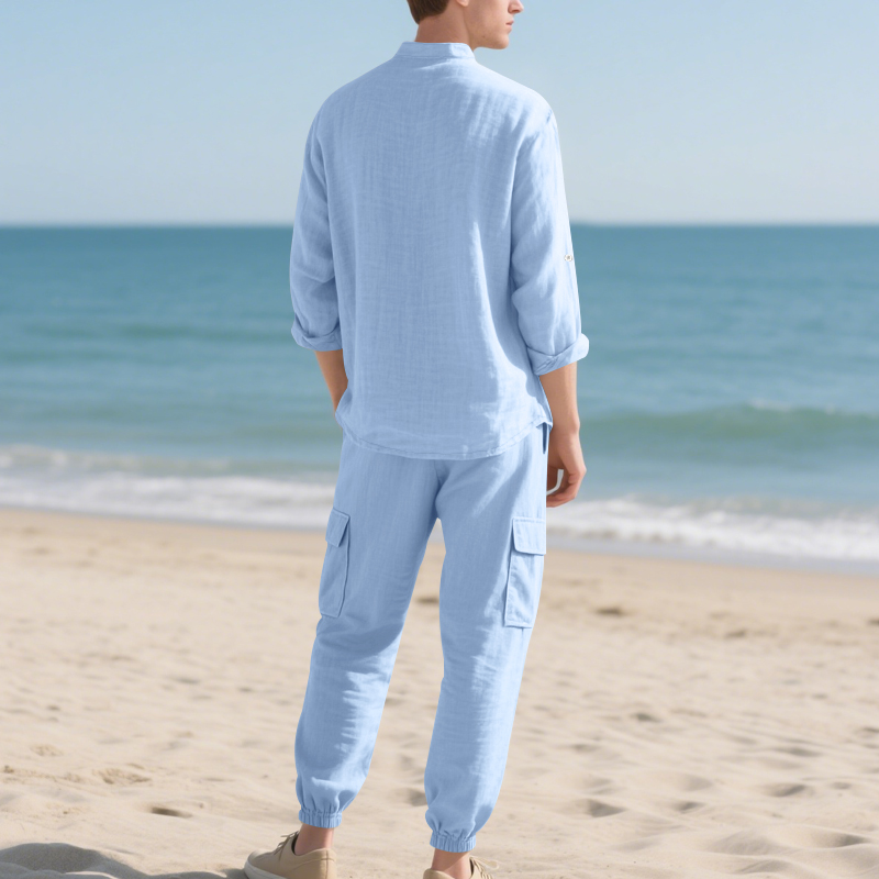 Completo da Uomo in Lino Trasp - Linen Shirt Breathable recensione e prezzo