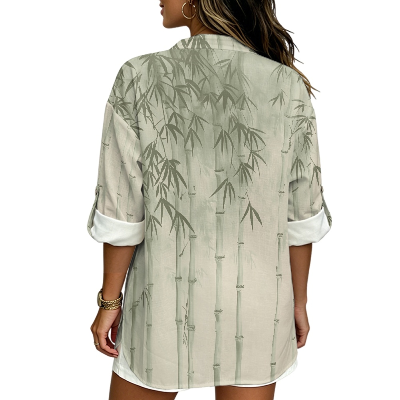 INSTANTARTS Camicia da donna i - Linen Shirt Breathable recensione e prezzo