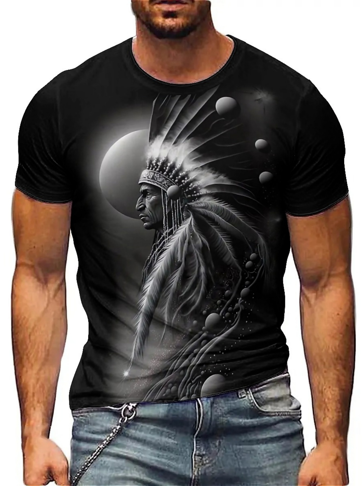 T-shirt grafica da capo tribal - Tee Graphic Print recensione e prezzo