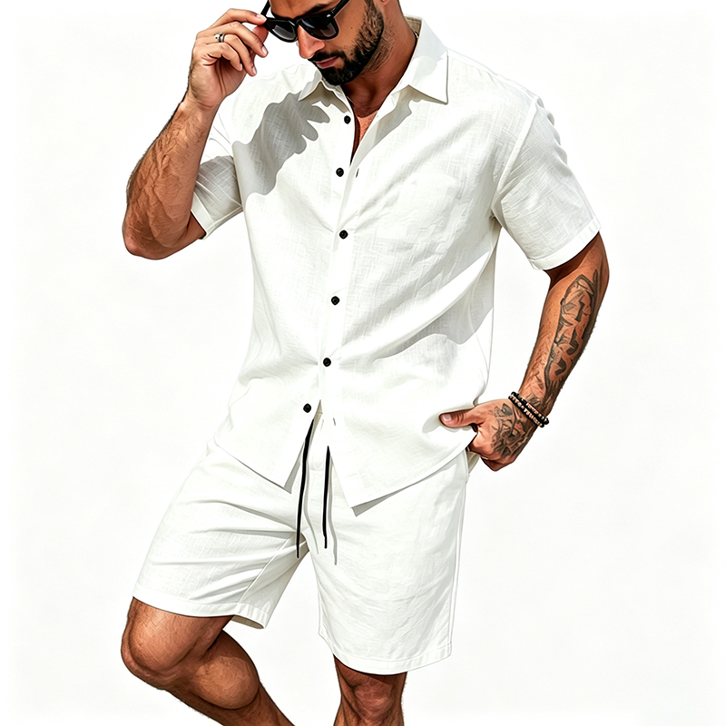 Completo Estivo da Uomo in Lin - Linen Shirt Breathable recensione e prezzo