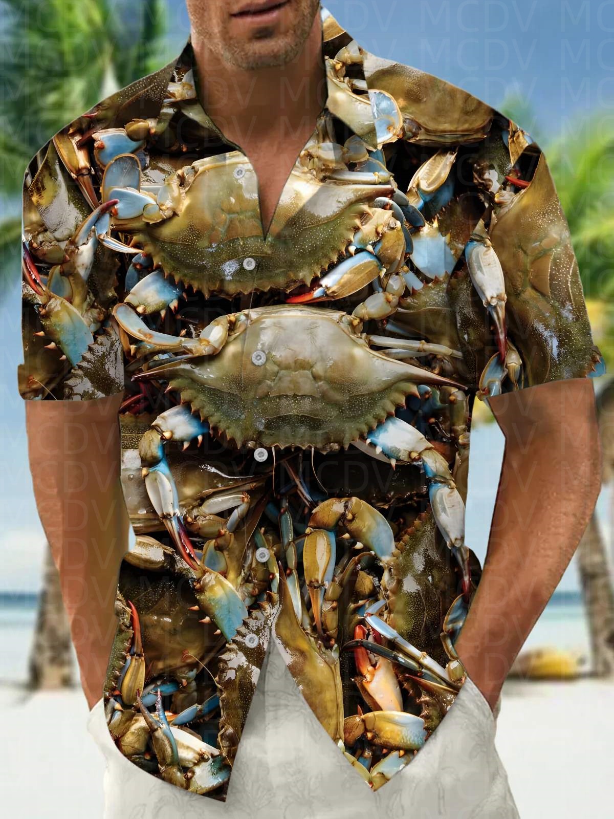 Camicia Hawaiana da Uomo con M - Shirt Camp Collar recensione e prezzo