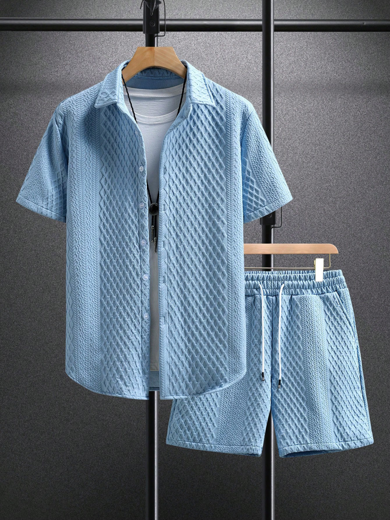 Nuovo Completo Estivo da Uomo: - Shirt Camp Collar recensione e prezzo