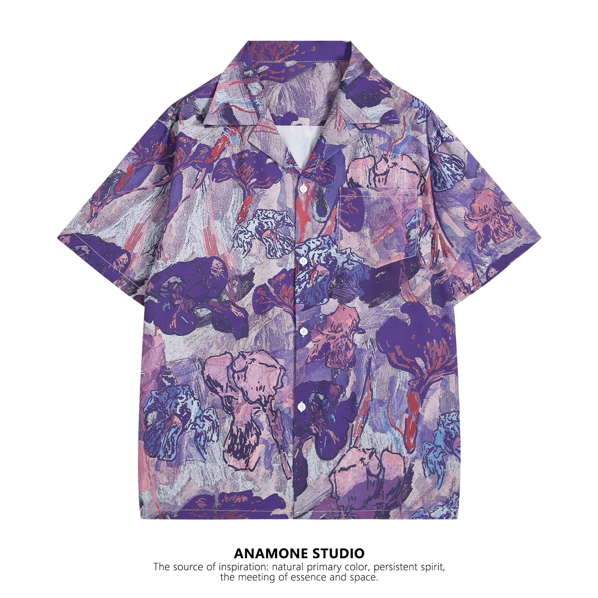 Camicia Unisex Vintage con Sta - Resort Shirt Floral recensione e prezzo