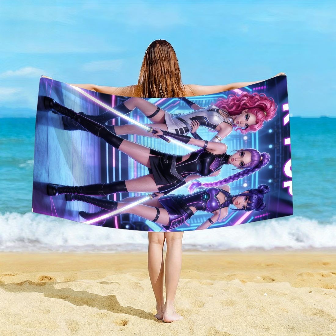 Telo Mare Grande con Stampa K- - Beach Towel Large recensione e prezzo