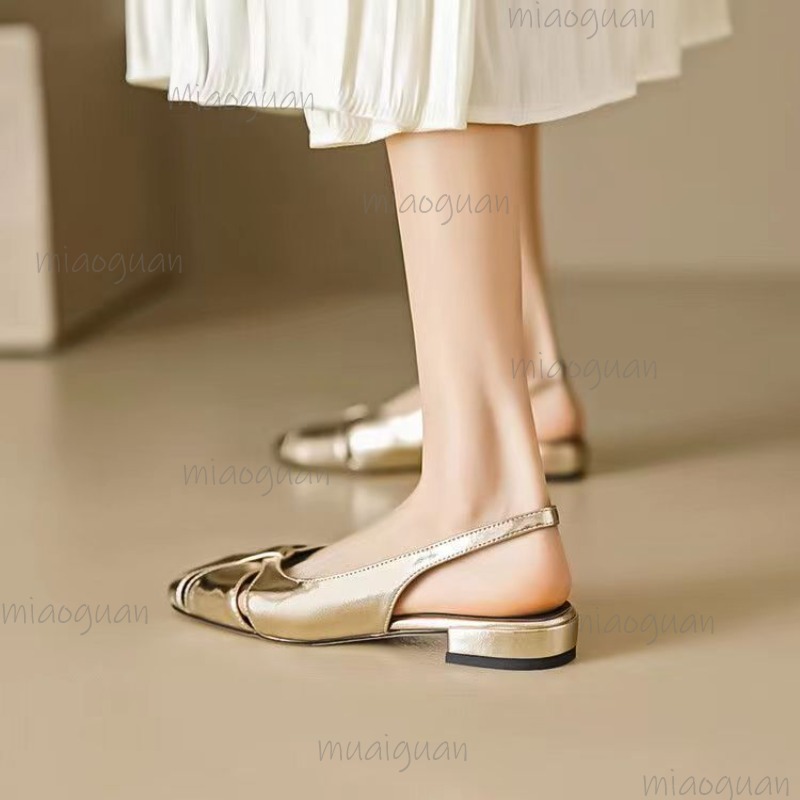 Cover Toe Décolleté con tacco  - Casual Sandal Leather recensione e prezzo