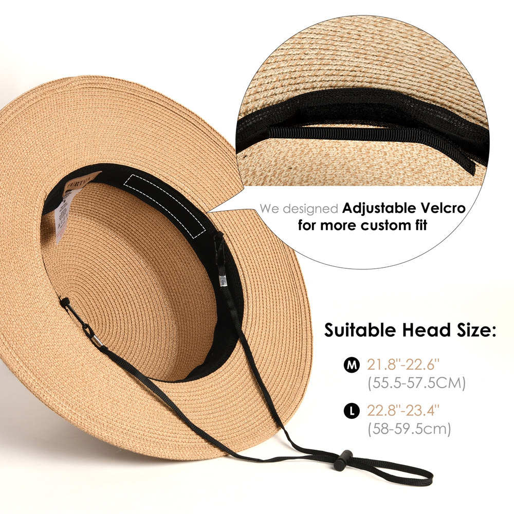 Cappello da Sole Unisex con Vi - Bucket Hat Straw recensione e prezzo