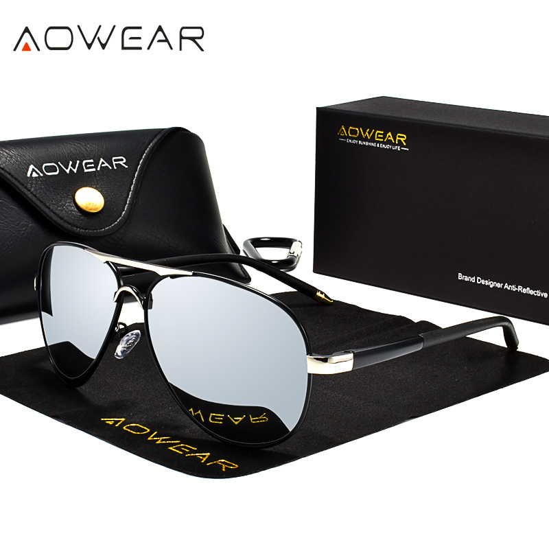 AOWEAR Occhiali da sole da avi - Sunglasses Aviator Polarized recensione e prezzo