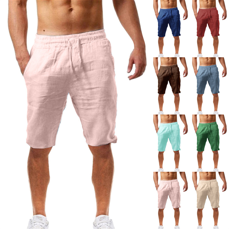 Pantaloncini Estivi da Uomo 20 - Short Linen Drawstring recensione e prezzo
