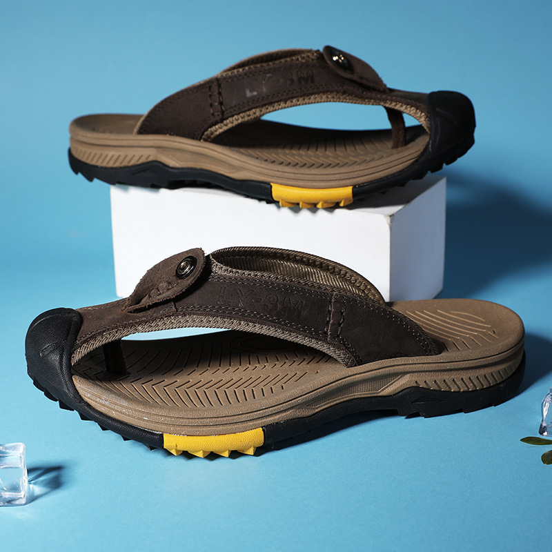 Infradito da uomo in vera pell - Flip Flop Leather Men recensione e prezzo