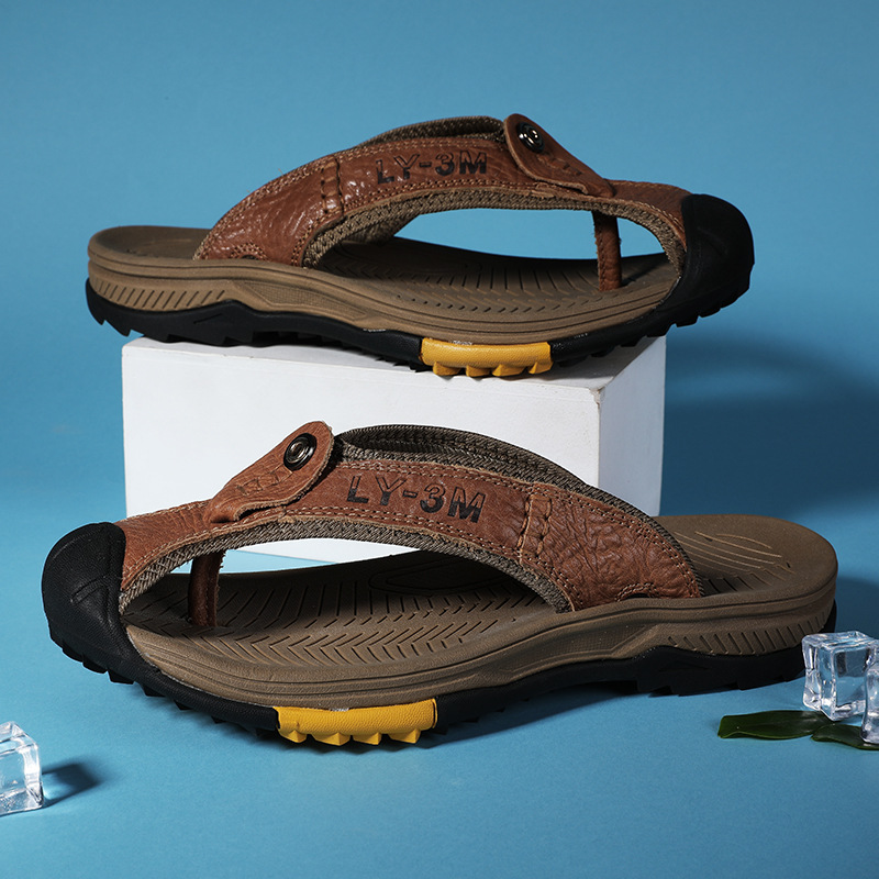 Infradito da uomo in vera pell - Flip Flop Leather Men recensione e prezzo