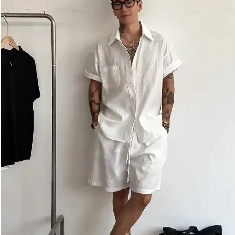 Completo da uomo in lino e cot - Linen Shirt Breathable recensione e prezzo