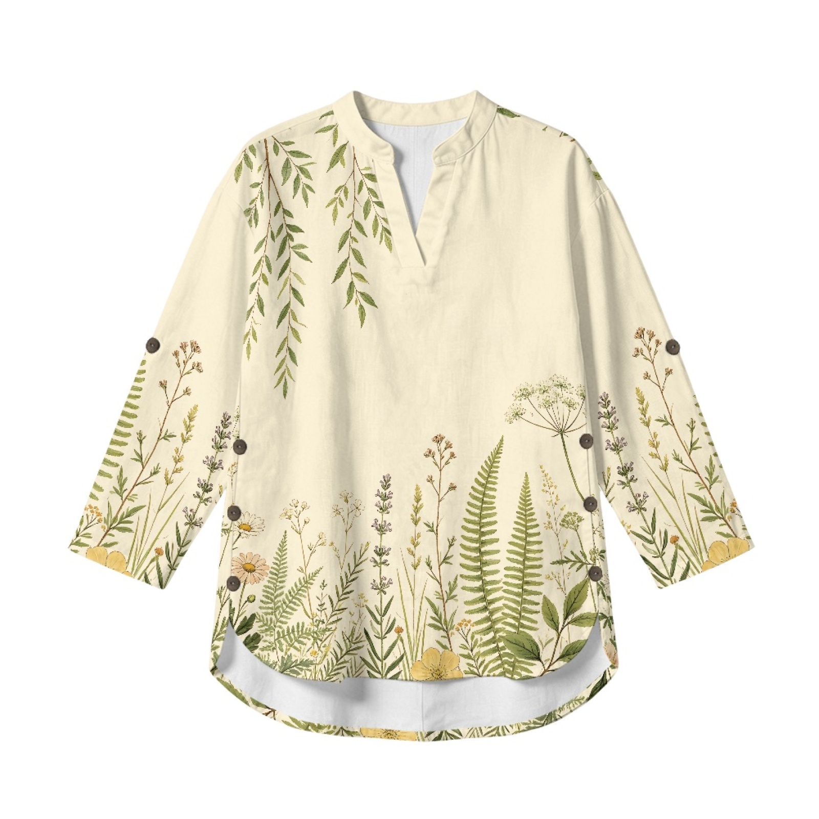 INSTANTARTS Camicia da donna i - Linen Shirt Breathable recensione e prezzo