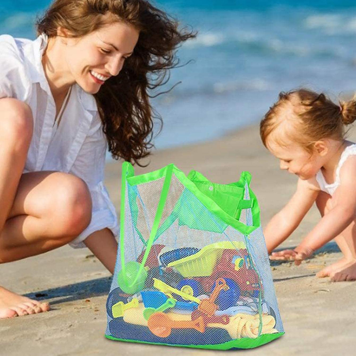Borsa a rete portatile per bam - Beach Towel Large recensione e prezzo