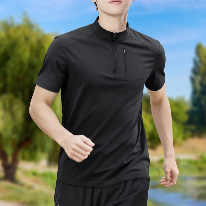 T-shirt da uomo a mezza zip, e - Shirt Camp Collar recensione e prezzo