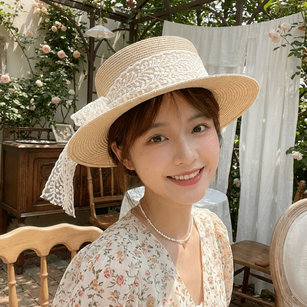 Cappello di Paglia con Fiocco  - Bucket Hat Straw recensione e prezzo
