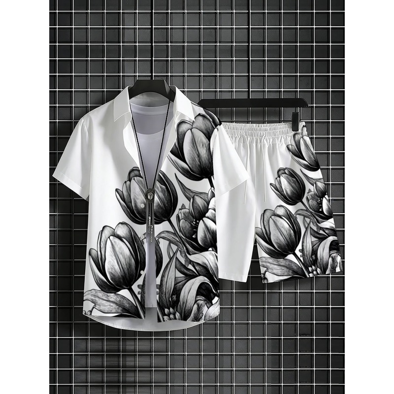 Completo da Uomo con Camicia B - Resort Shirt Floral recensione e prezzo