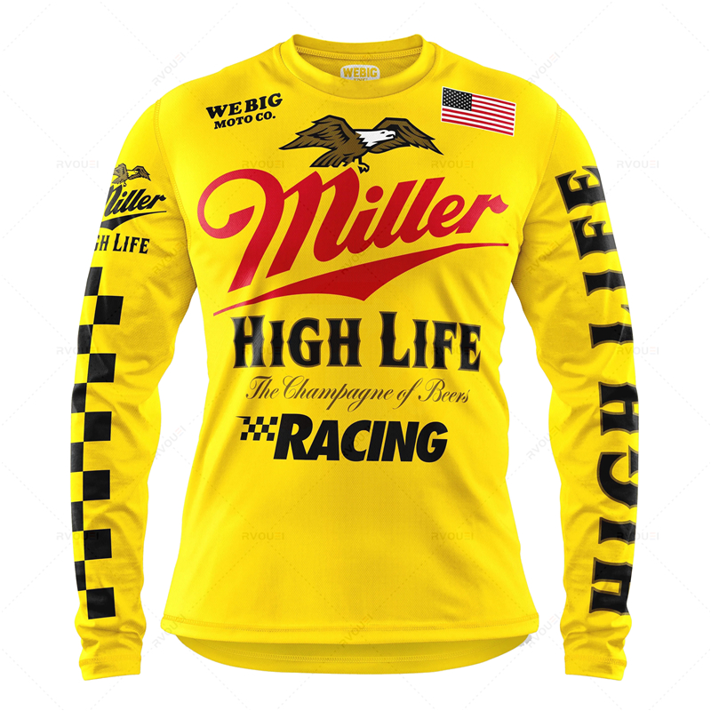 2023 moto Mountain Bike Jersey - Shirt Camp Collar recensione e prezzo