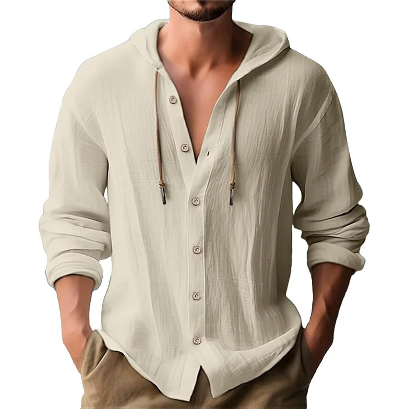 Camicia casual a maniche lungh - Short Linen Drawstring recensione e prezzo